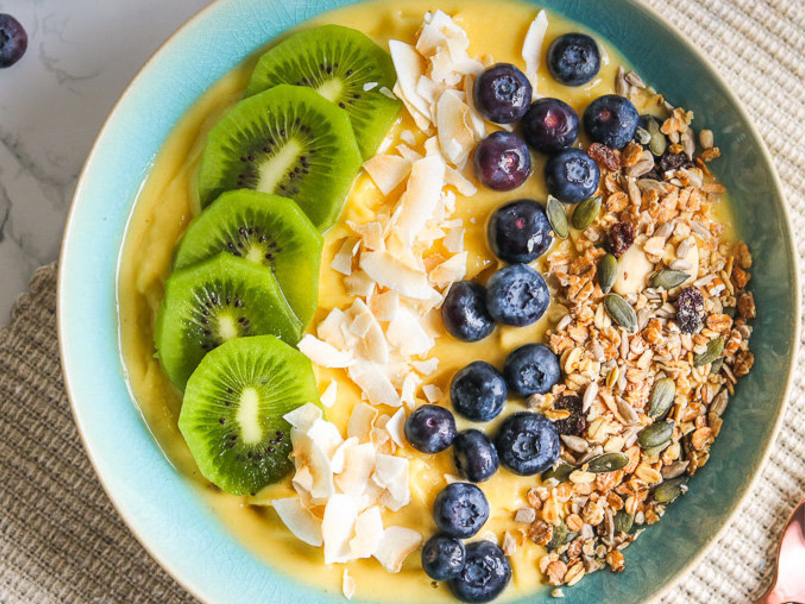 Tropical Breakfast Smoothie Bowl